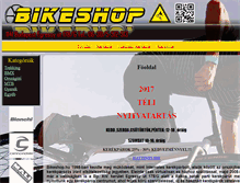 Tablet Screenshot of bikeshop.hu